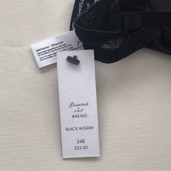 Essentials by A.B.S. Bra & Thong Matching Set - Picture 5 of 16